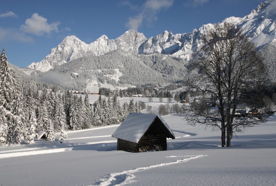 Winterlandschaft Winterwonderland Ramsau am Dachstein